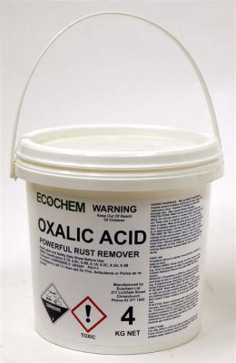 Oxalic Acid - Ett Kraftfullt Reducerande Medel i Textilindustrin och Metallbearbetning!